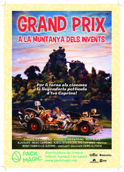 Cartel de Grand Prix en la montaña de los inventos