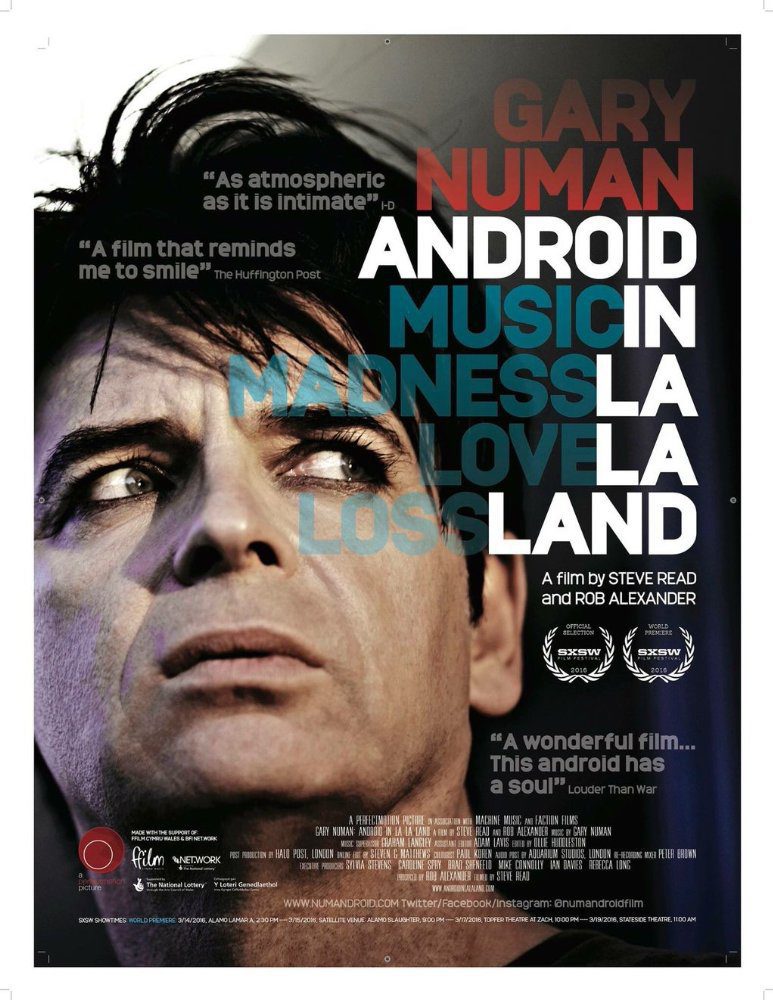 Cartel de Gary Numan: Android in La La Land - 