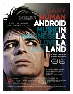 Cartel de Gary Numan: Android in La La Land