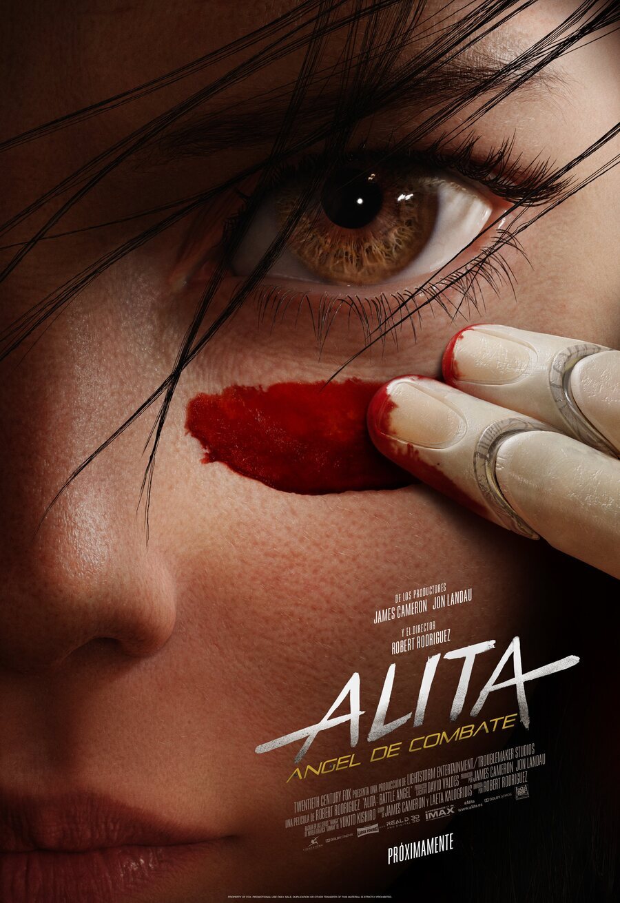 Cartel Teaser Póster España 'Alita: Ángel de combate' de 'Alita: Ángel de combate'