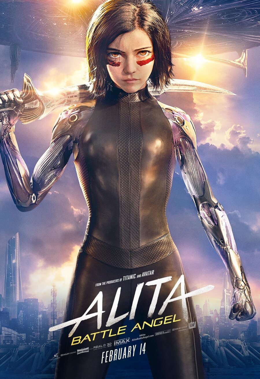 Poster UK 'Alita Battle Angel' 2 Cartel de Alita Ángel de combate