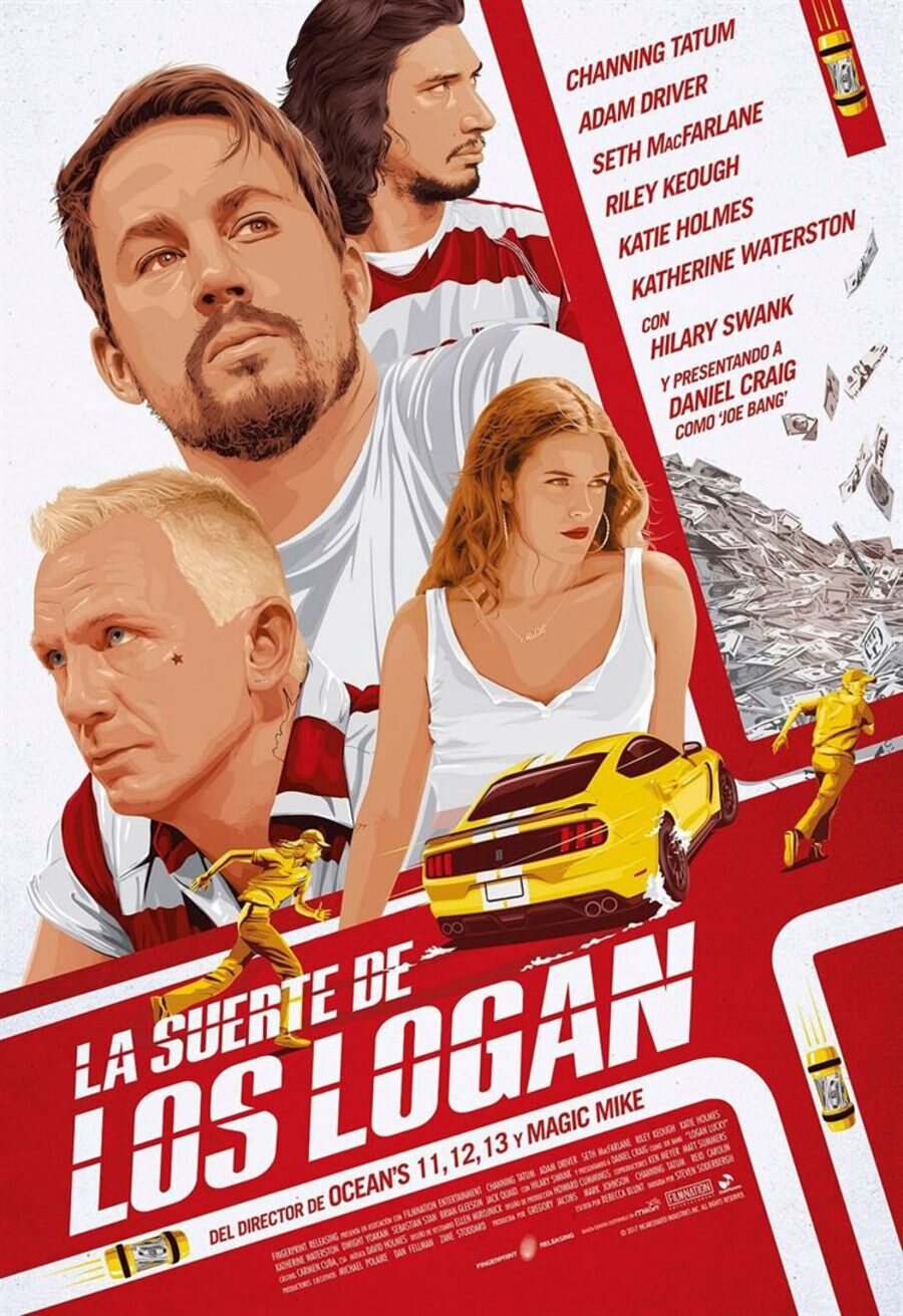 Cartel de La suerte de los Logan - España