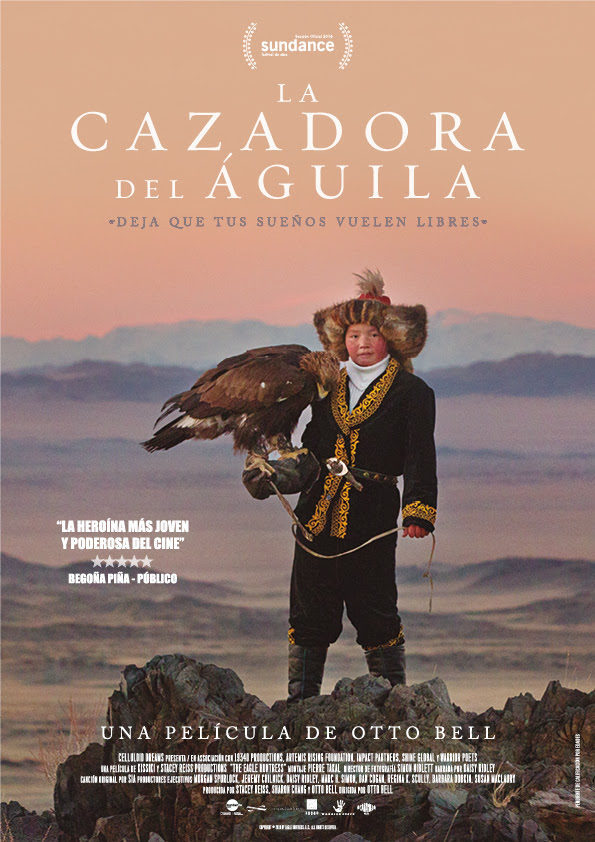 Cartel de La cazadora del águila - España