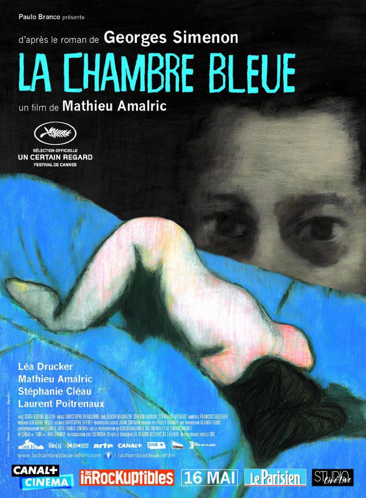 Cartel de La habitación azul - Francia