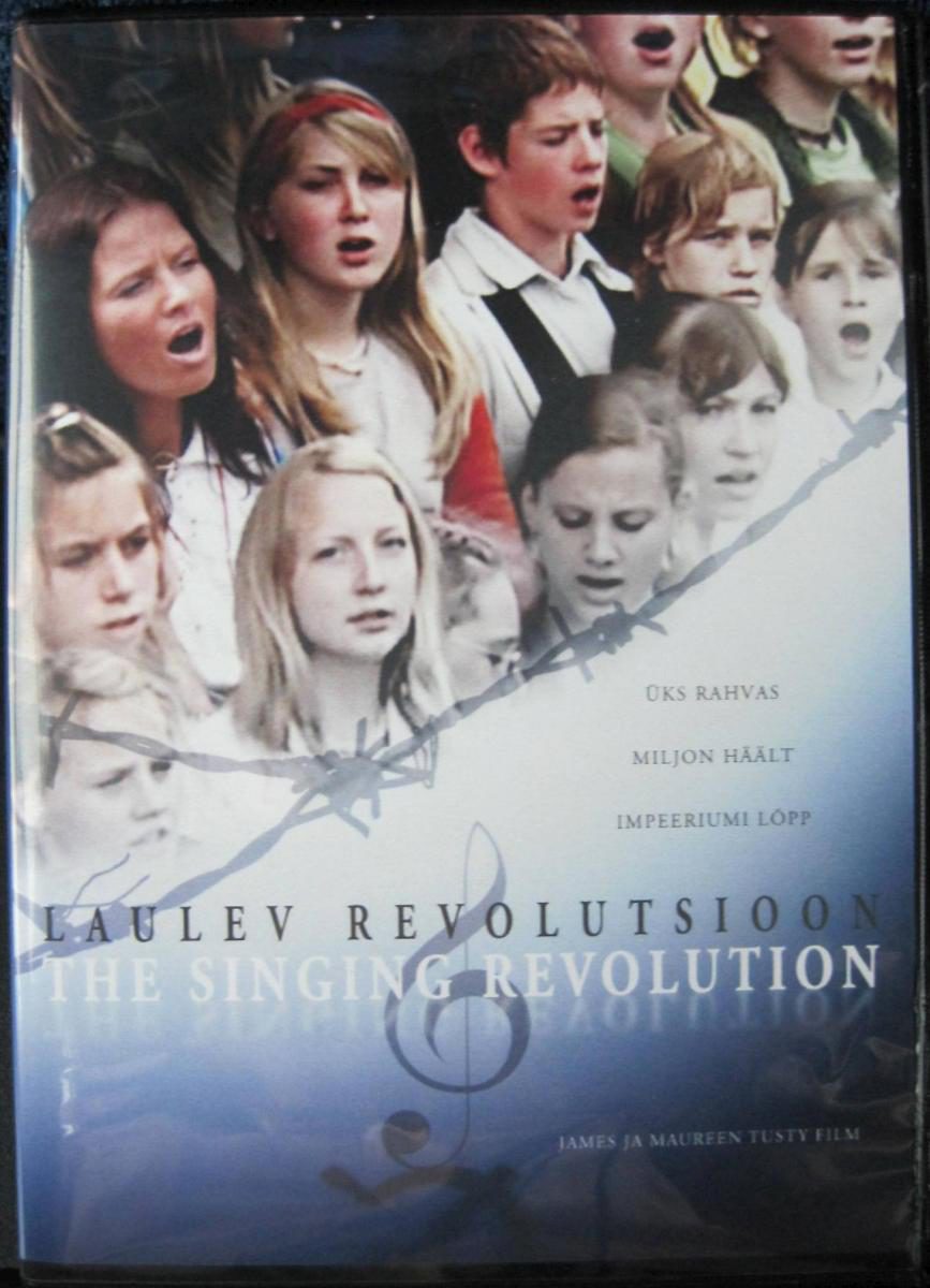 Cartel de La revolución cantada - Estados Unidos