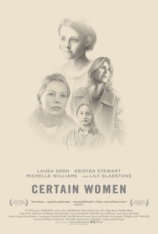 Cartel de Certain Women - Certain Women