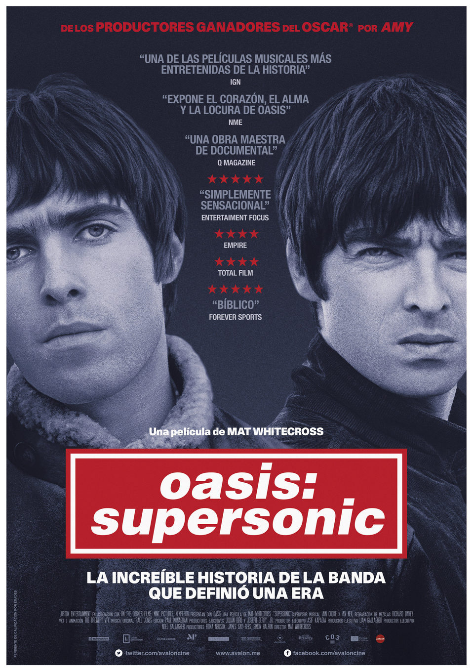 Cartel de Oasis: Supersonic - España