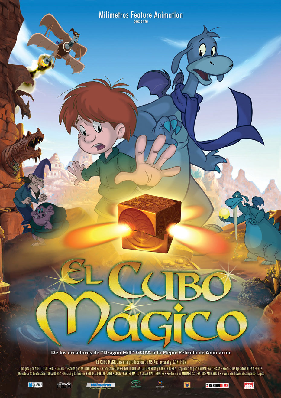 Cartel de El cubo mágico - España
