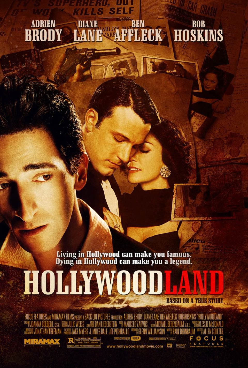 Cartel de Hollywoodland - Estados Unidos