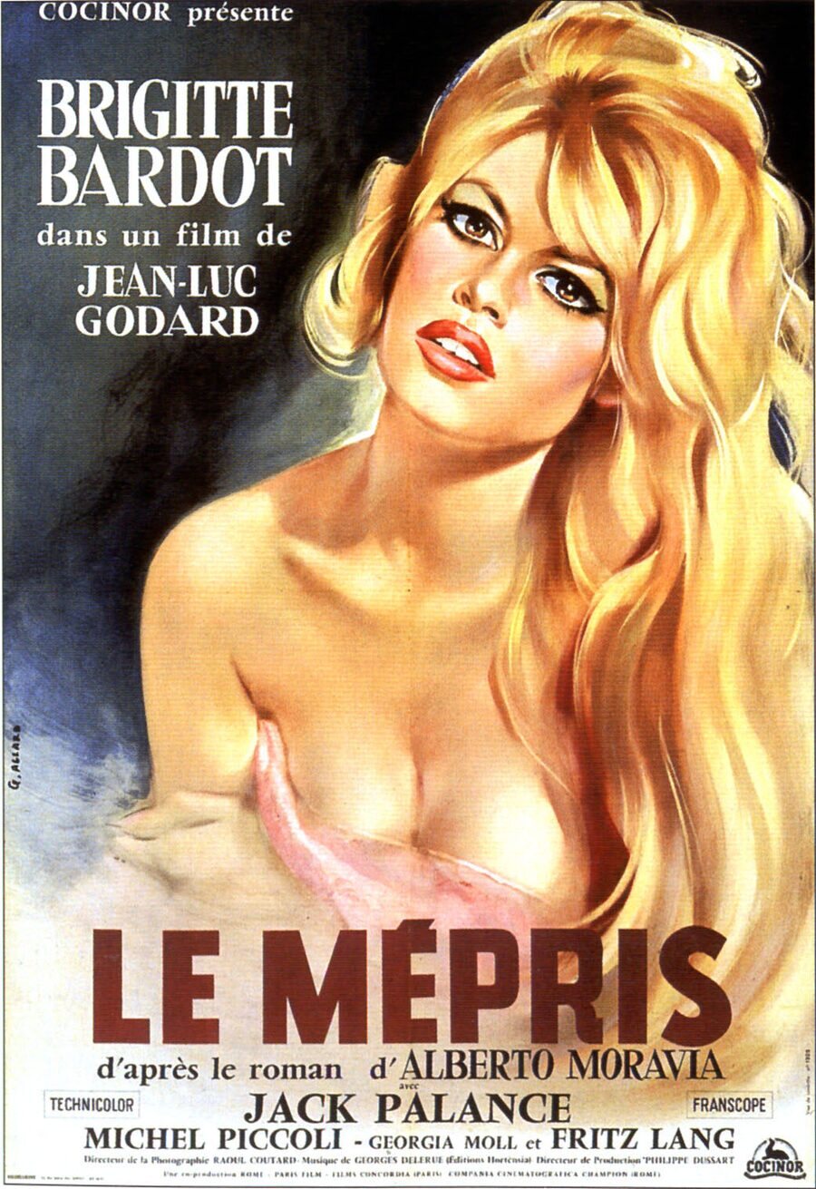 Cartel de El desprecio - Francia
