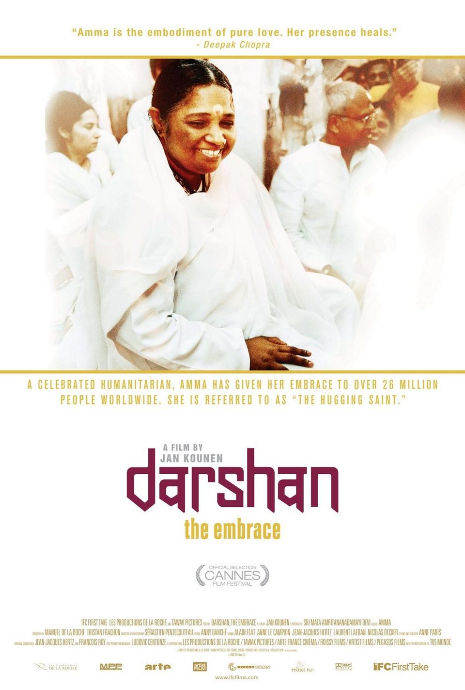 Cartel de Darshan (El abrazo) - Reino Unido