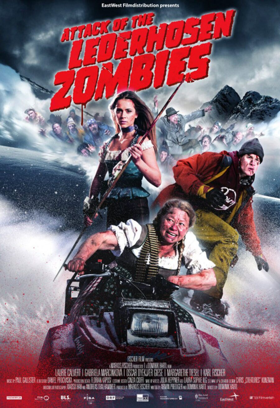 Cartel de Attack of the Lederhosenzombies - U.K.