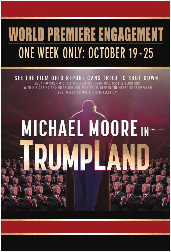 Cartel de Michael Moore en Trumpland - Póster oficial