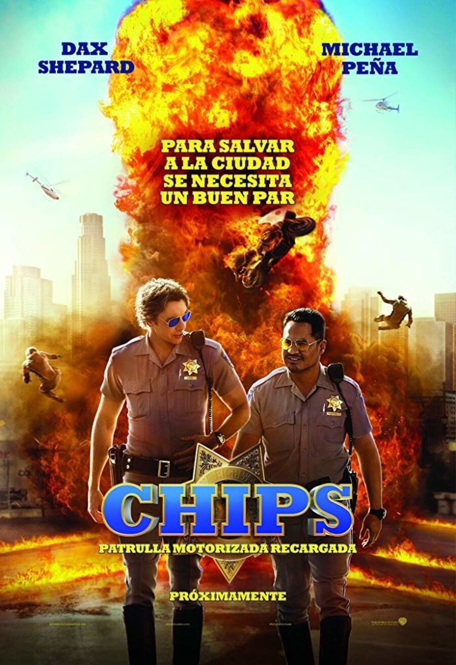 Cartel de CHiPs, loca patrulla motorizada - 