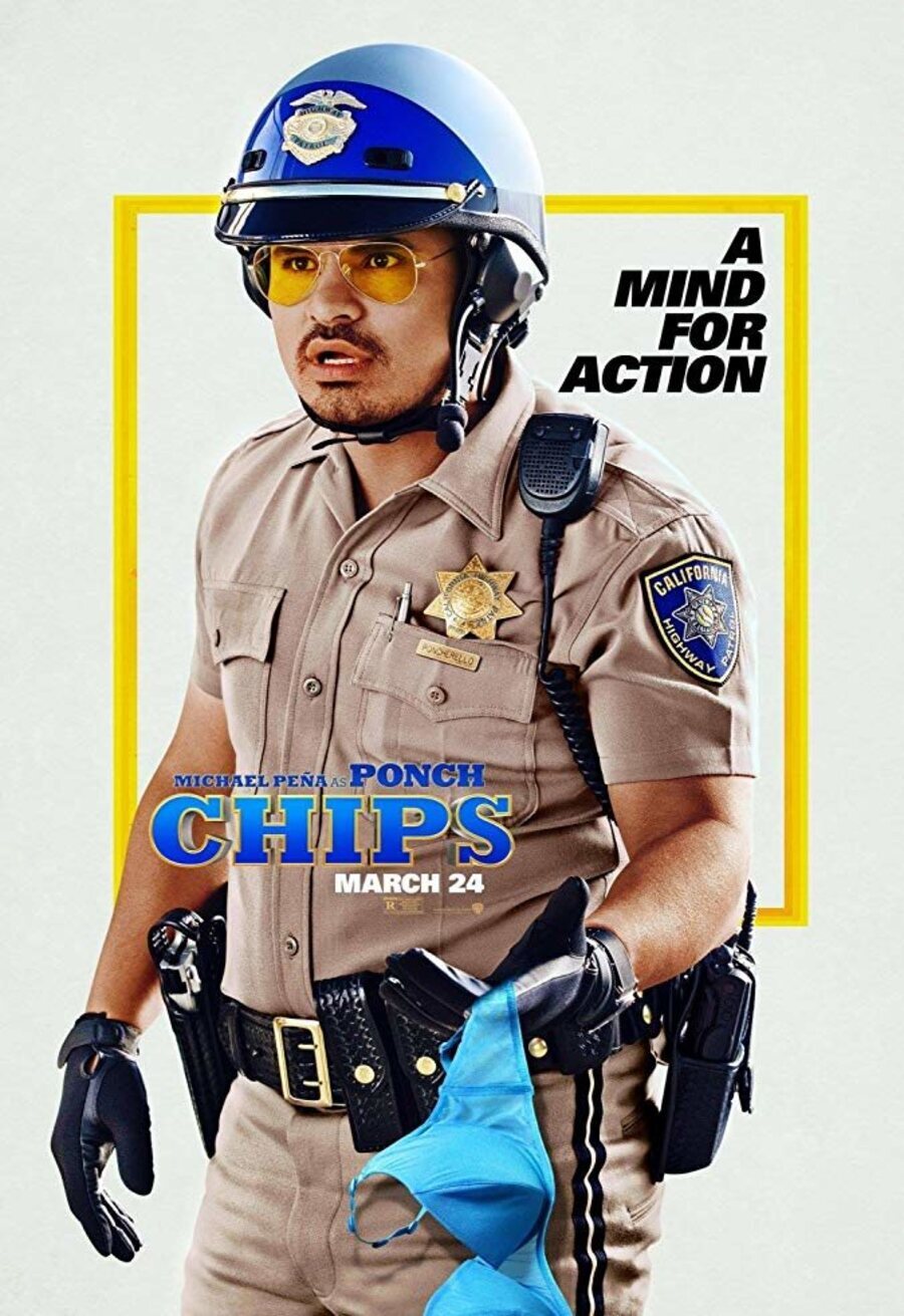 Cartel de CHiPs, loca patrulla motorizada - 