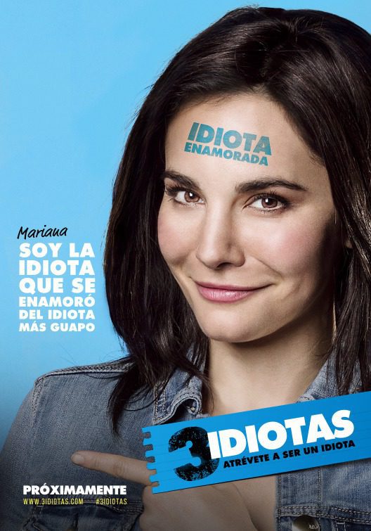 Cartel de 3 idiotas - Teaser póster Mariana