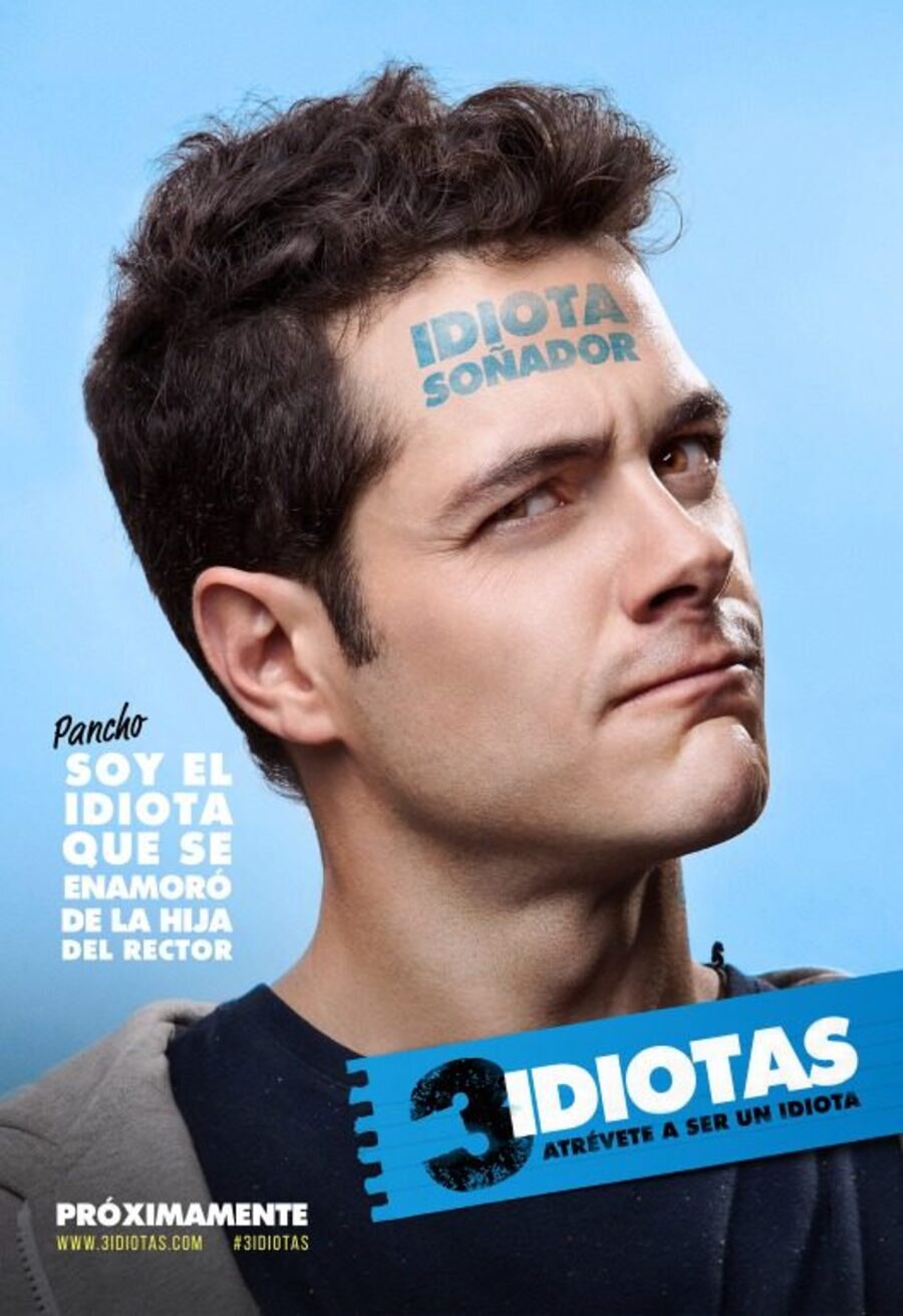 Cartel de 3 idiotas - Teaser póster Pancho
