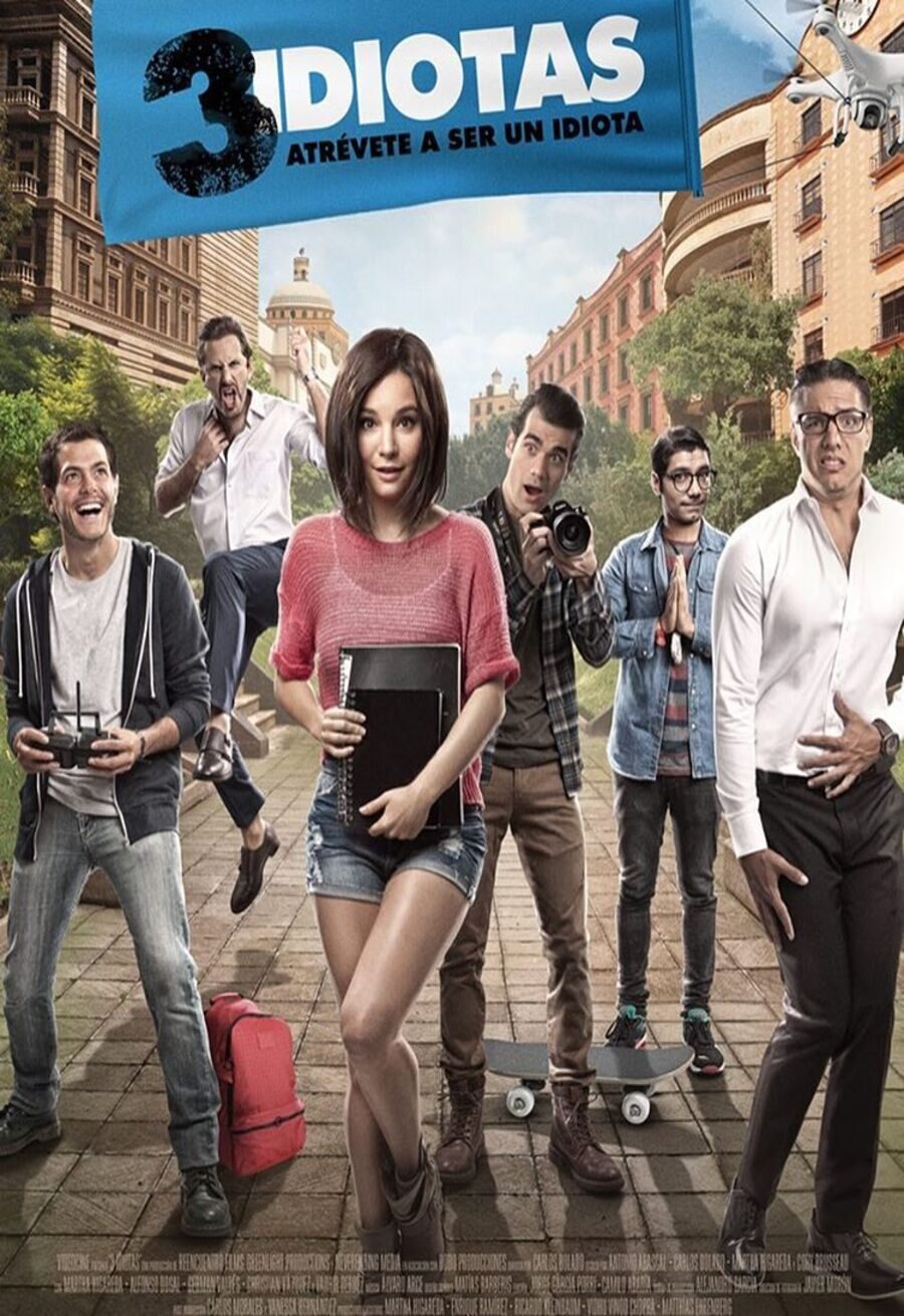 Cartel de 3 idiotas - 3 idiotas