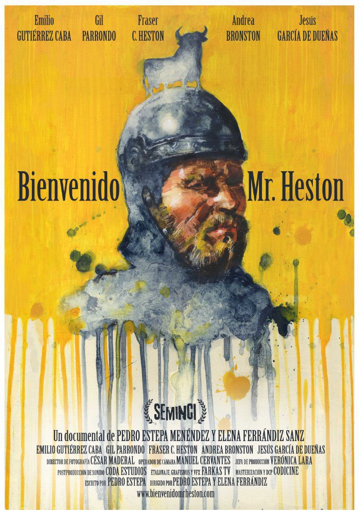 Cartel de Bienvenido Mr. Heston - España