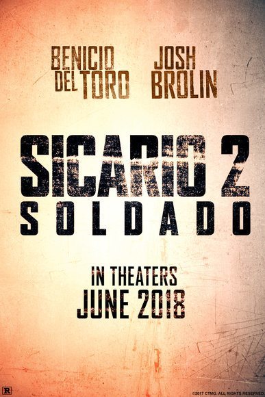 Cartel de Sicario: El día del soldado - Sicario 2: Soldado