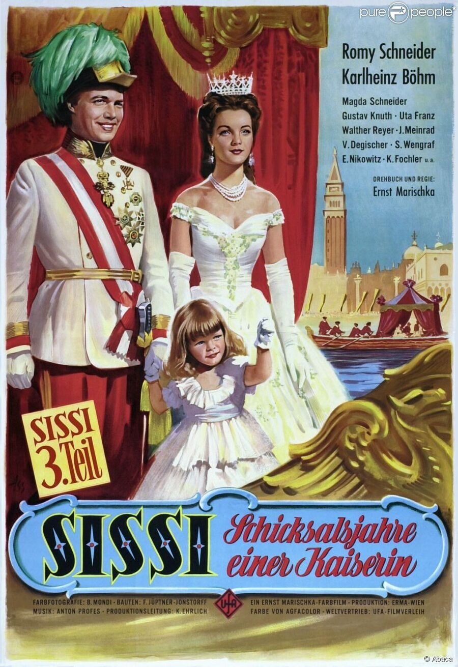 Cartel de El destino de Sissi - Austria
