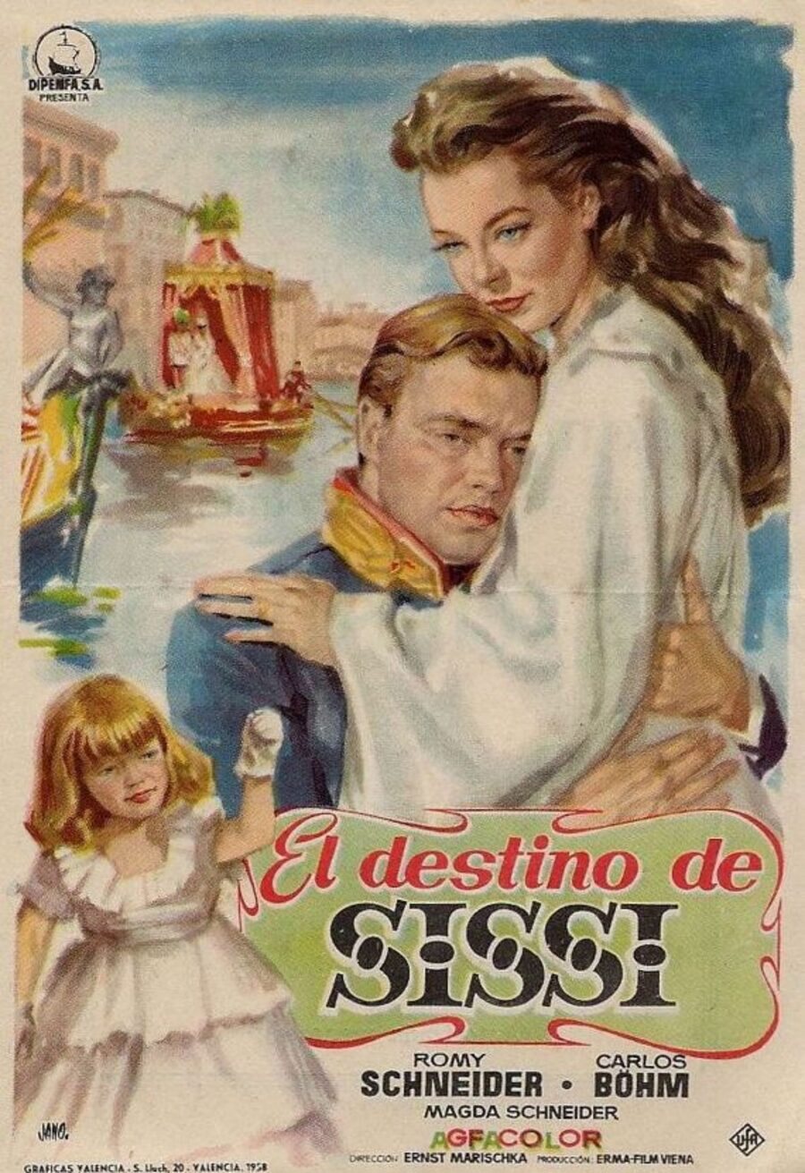 Cartel de El destino de Sissi - España