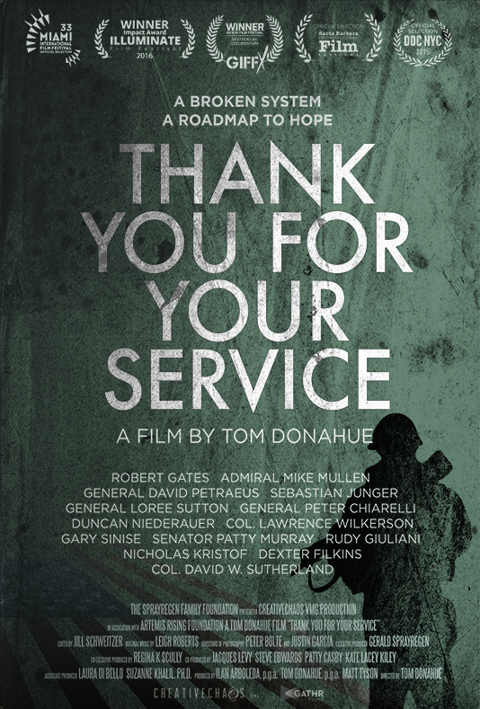 Cartel de Deber cumplido - 'Thank you for your service' póster