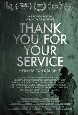 'Thank you for your service' póster