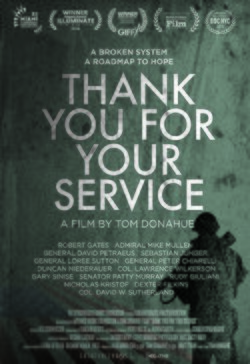 'Thank you for your service' póster