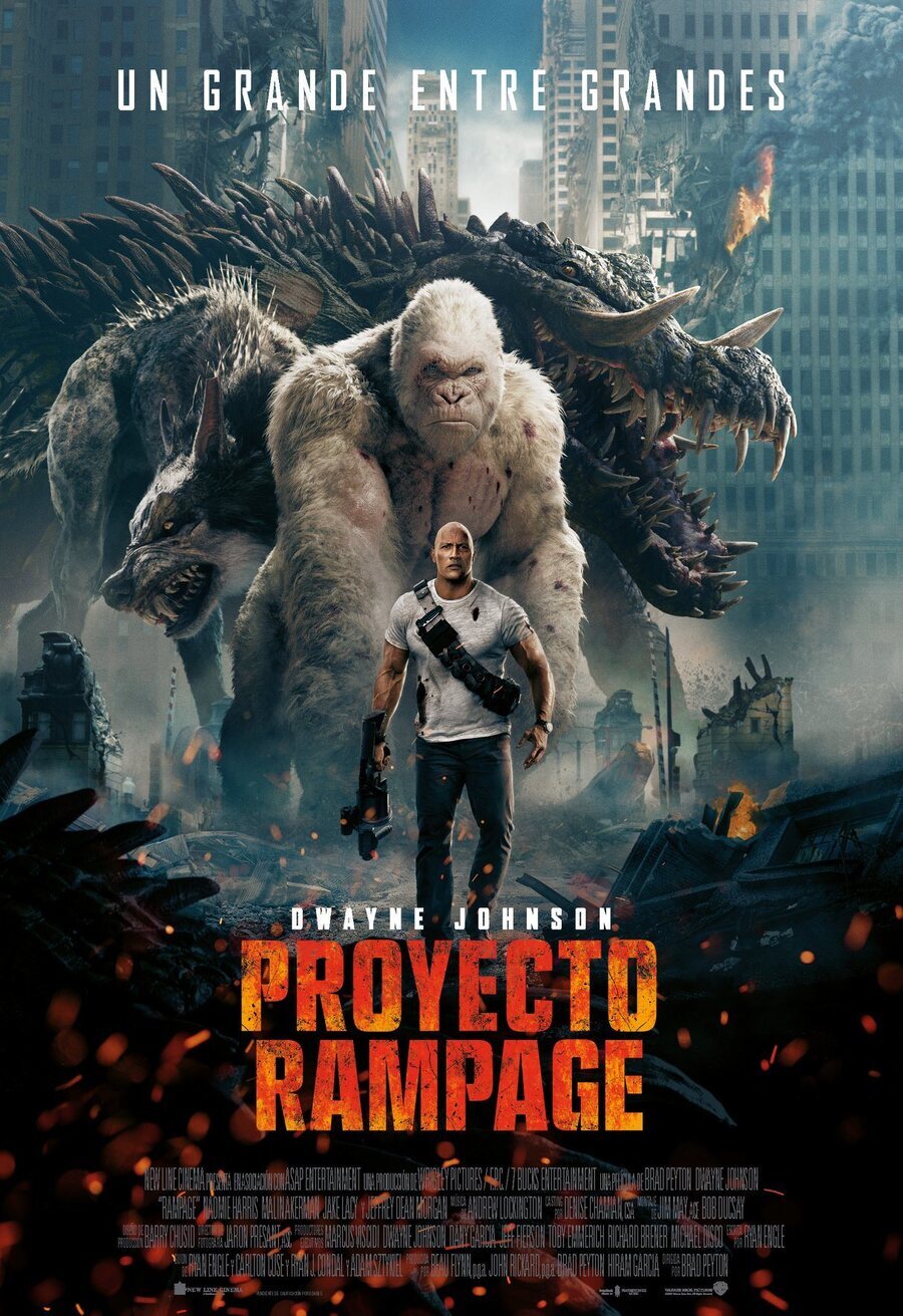 Cartel España de 'Proyecto Rampage'