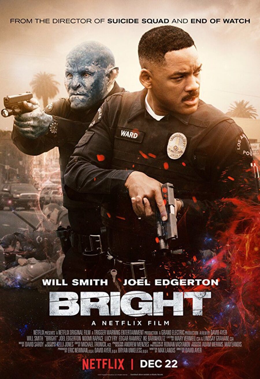 Cartel de Bright - Póster oficial