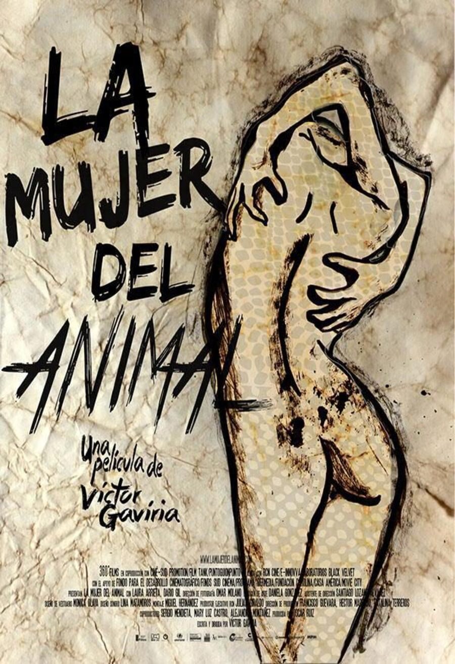Cartel de La mujer del animal - Colombia
