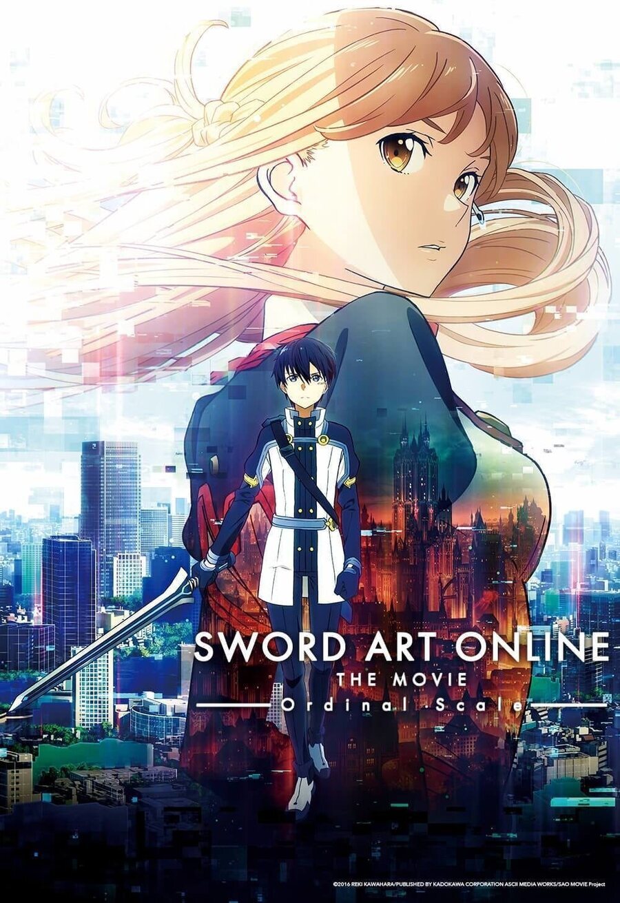 Cartel de Sword Art Online, la película: Ordinal Scale - Estados Unidos #1