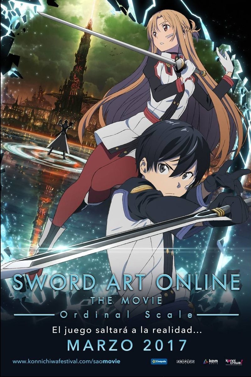 Cartel de Sword Art Online, la película: Ordinal Scale - México #1