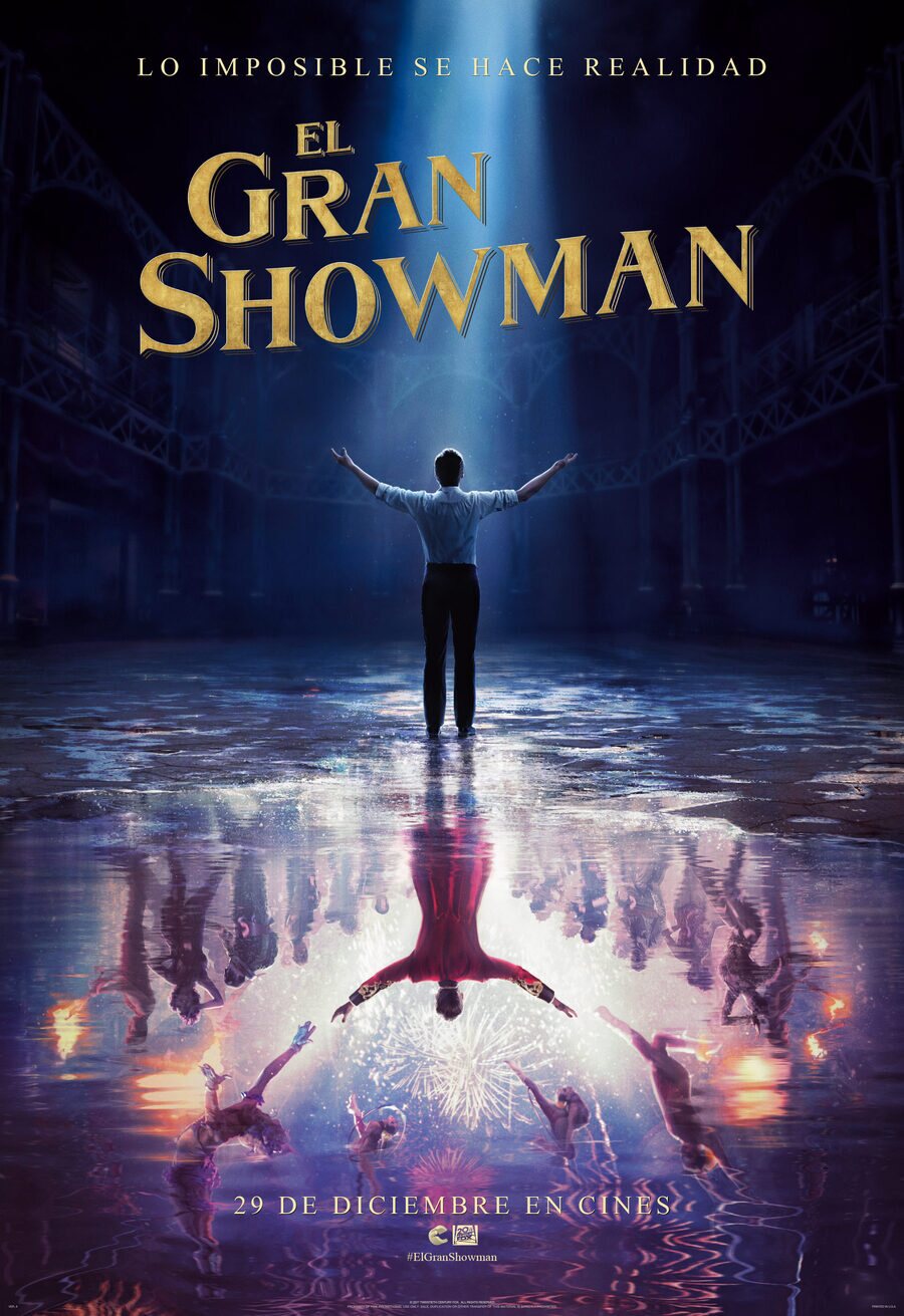 Cartel de El Gran Showman - Teaser póster español