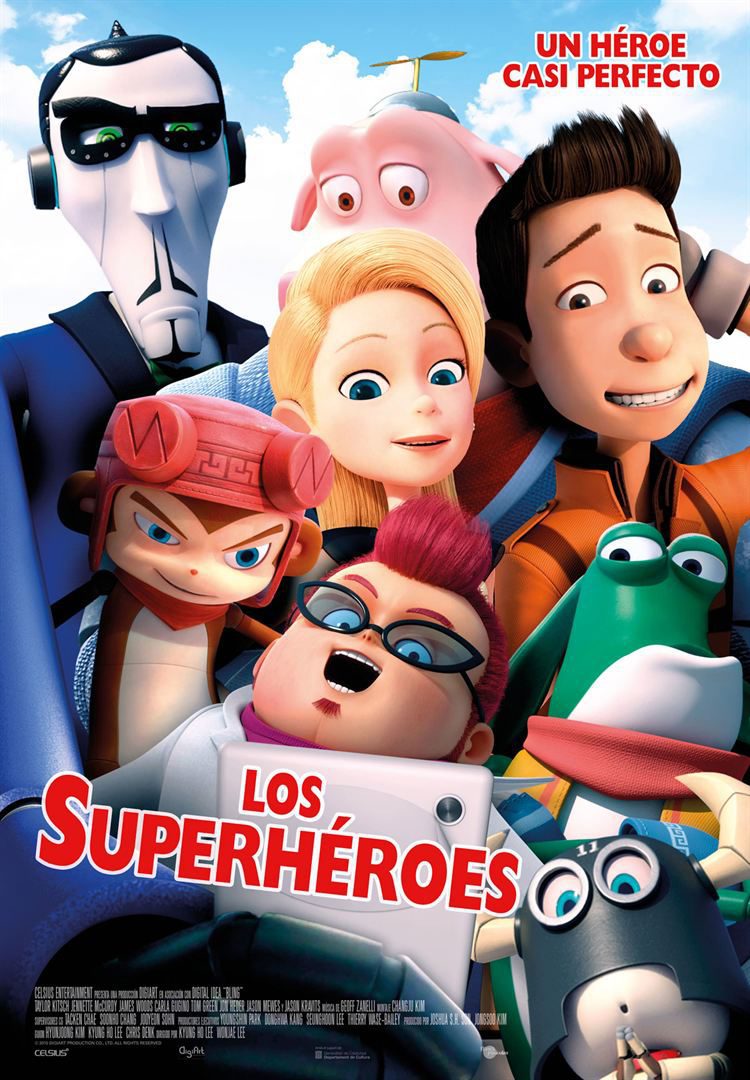 Cartel de Los superhéroes - Cartel oficial español