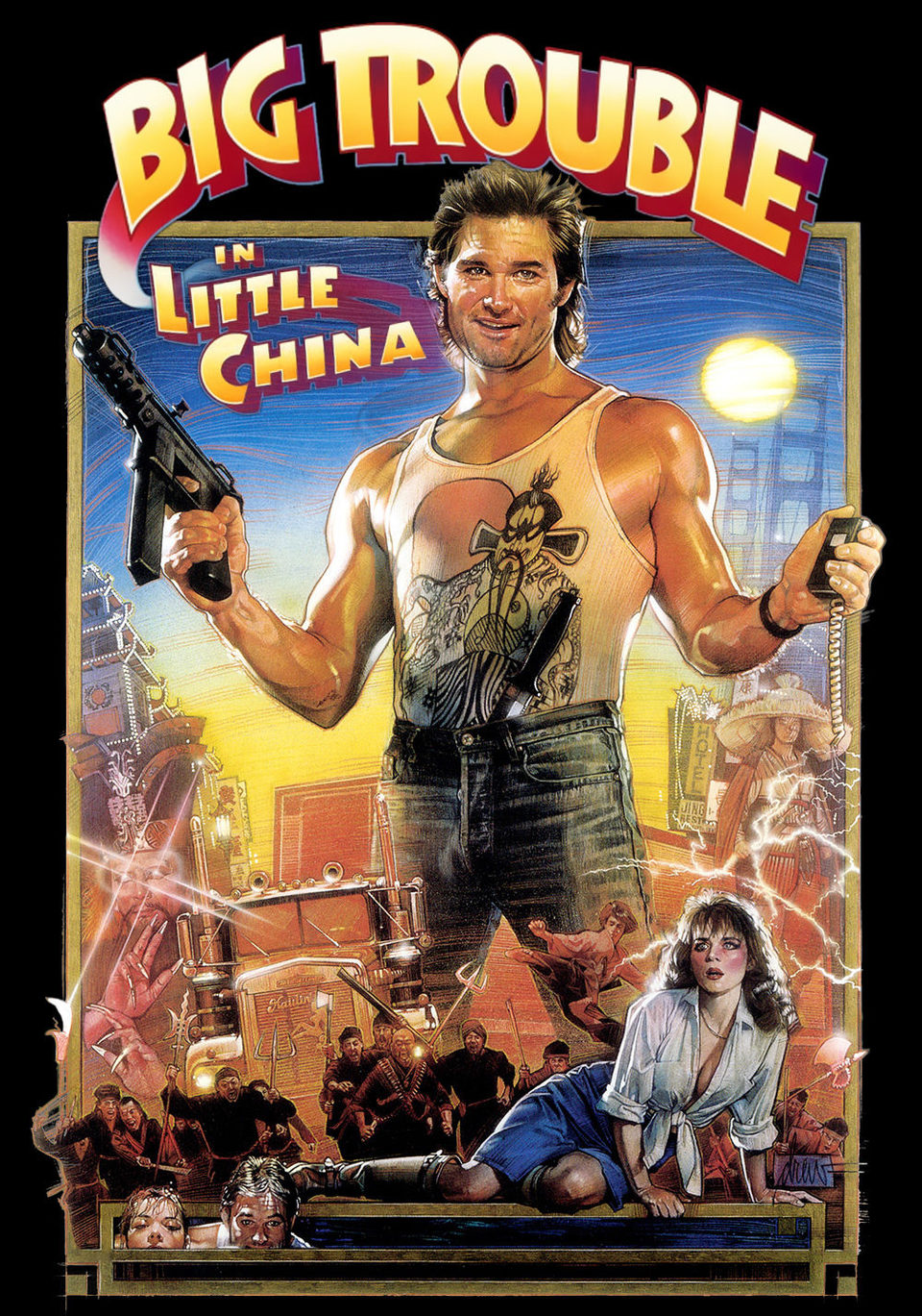Cartel de Golpe en la pequeña China - Poster 'Big trouble in little China'
