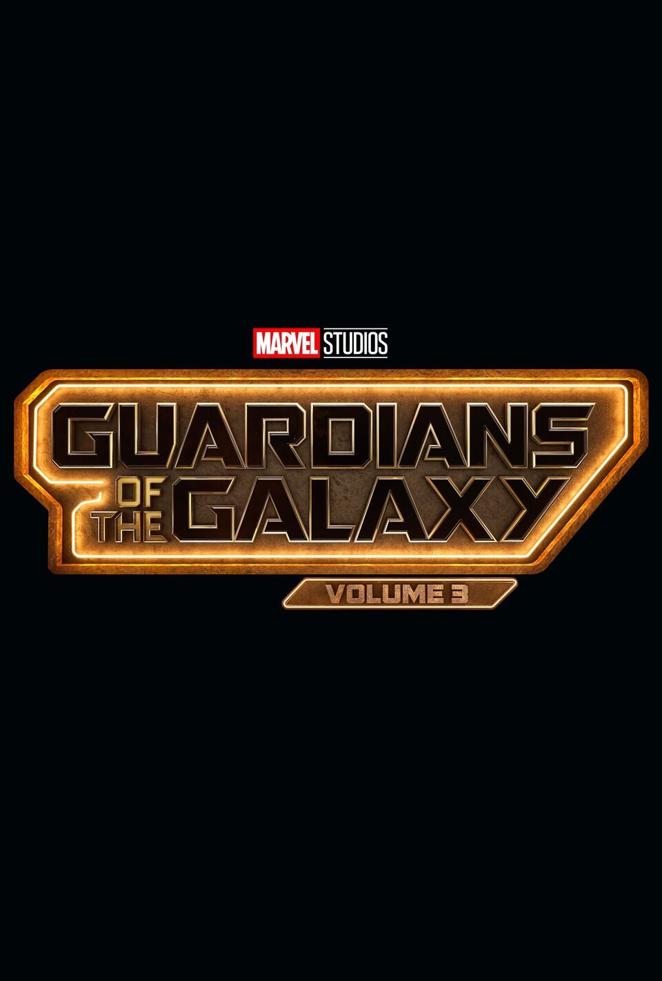Cartel de Guardianes de la Galaxia Vol. 3 - Logo