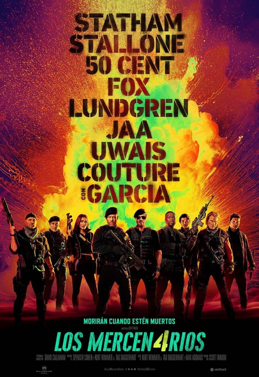 Cartel de Los Mercen4rios - Cartel España definitivo