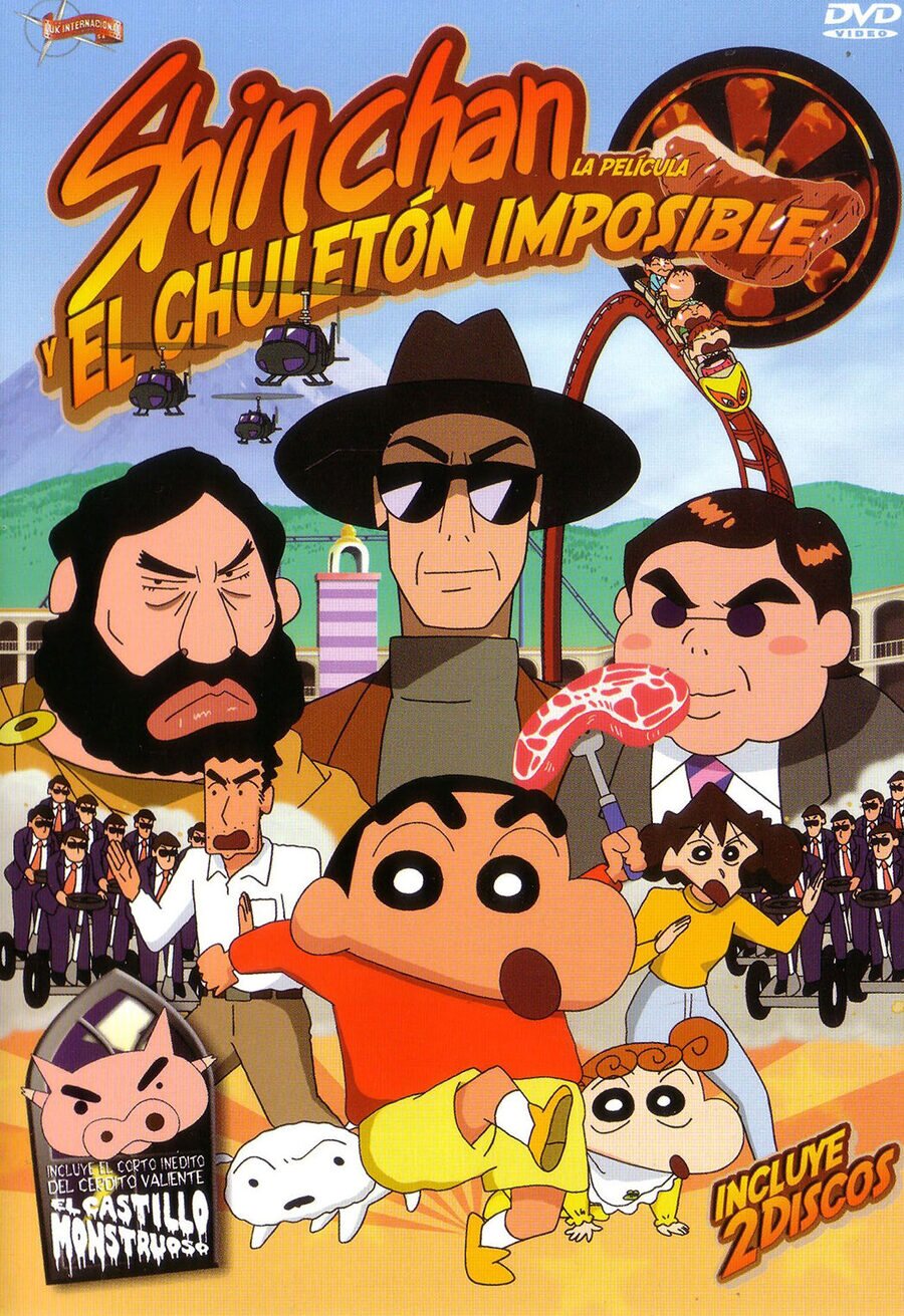 Cartel de Shin Chan y el chuletón imposible - España