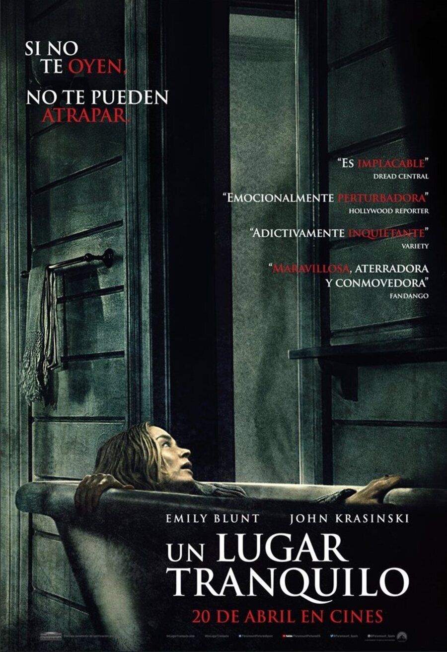 Cartel de Un lugar tranquilo - póster final