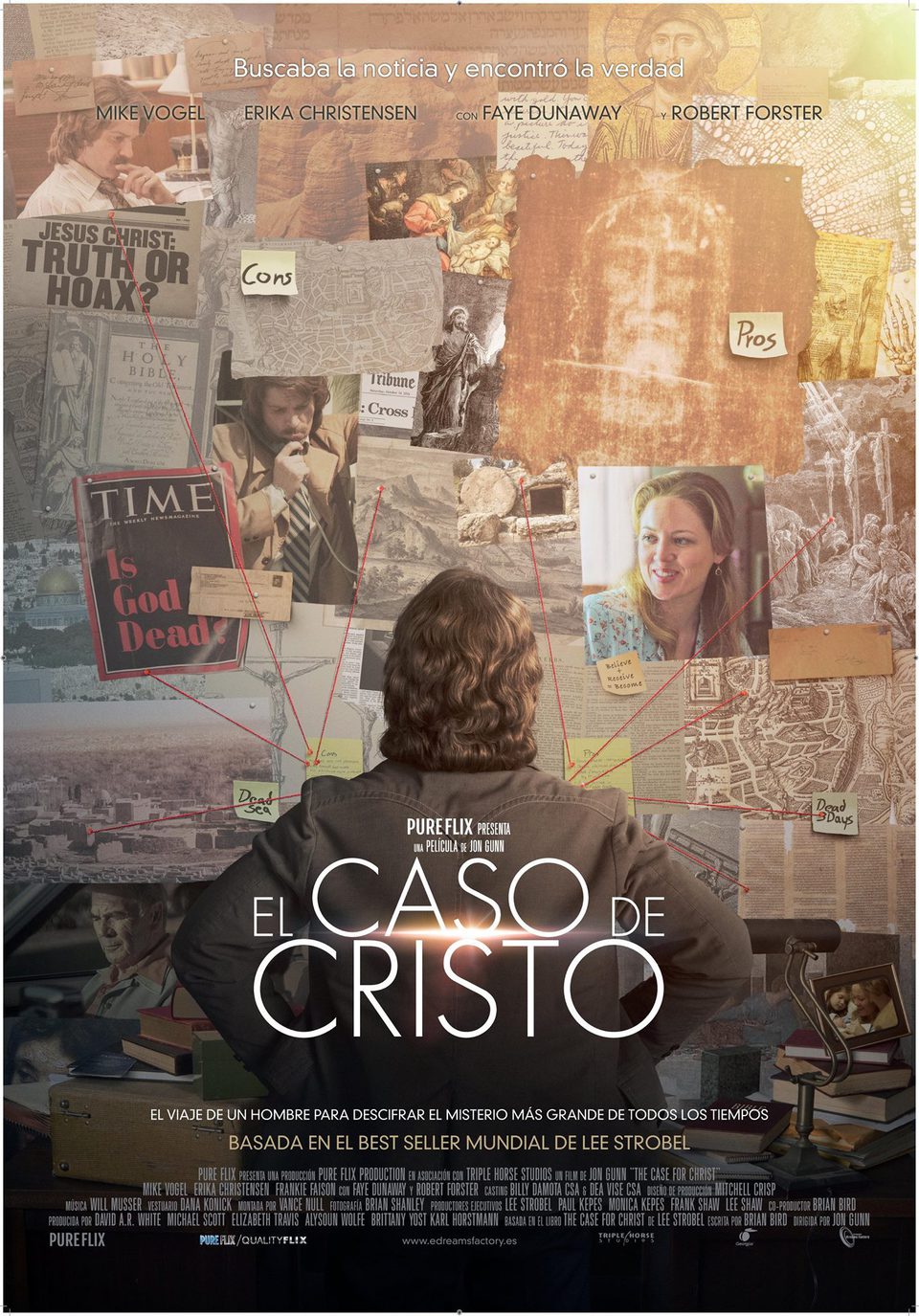 Cartel España de 'El caso de Cristo'
