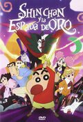 Cartel de Shin Chan y la espada de oro