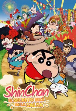 Cartel de Shin Chan: El secreto está en la salsa