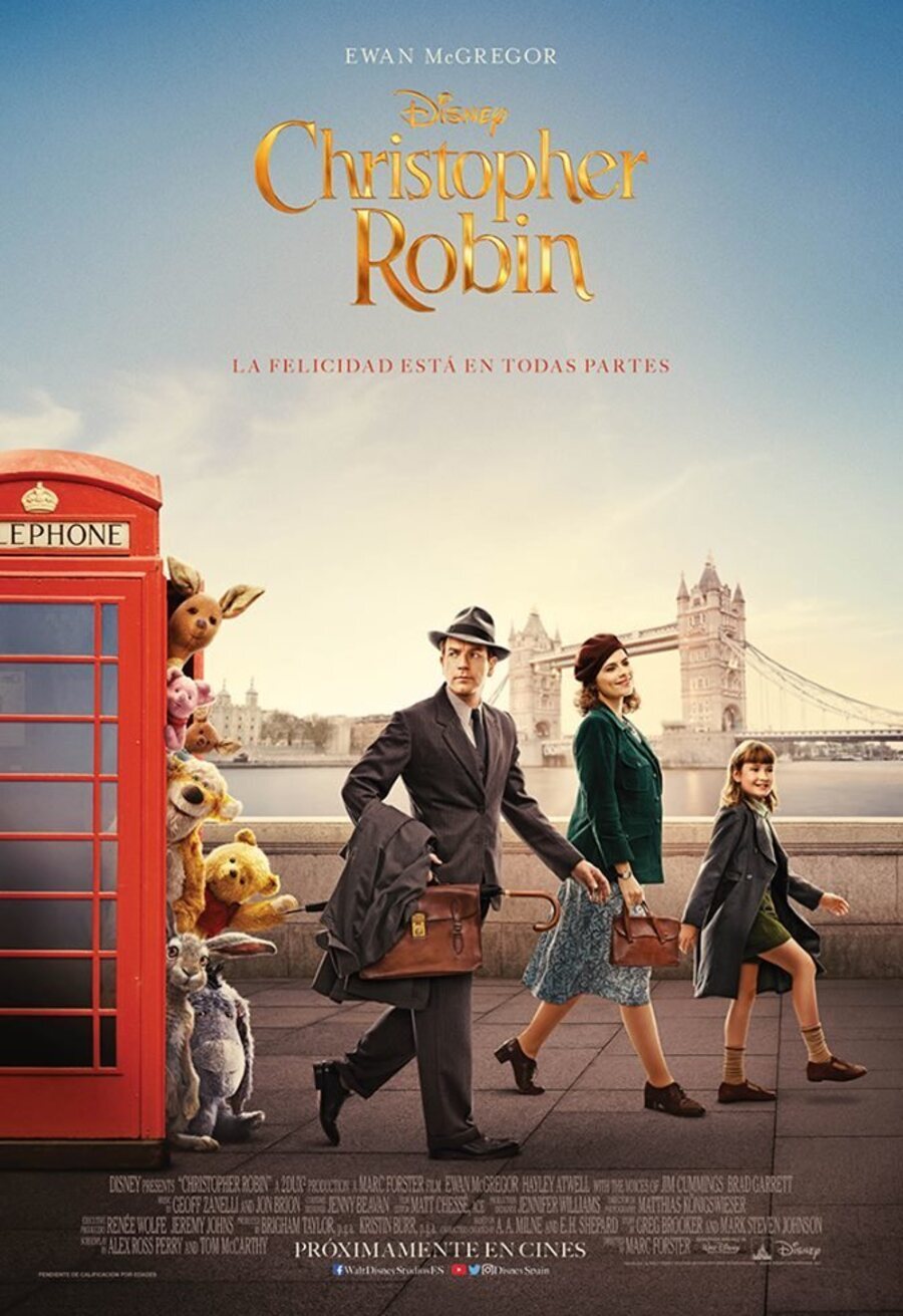 Cartel Póster final España de 'Christopher Robin'