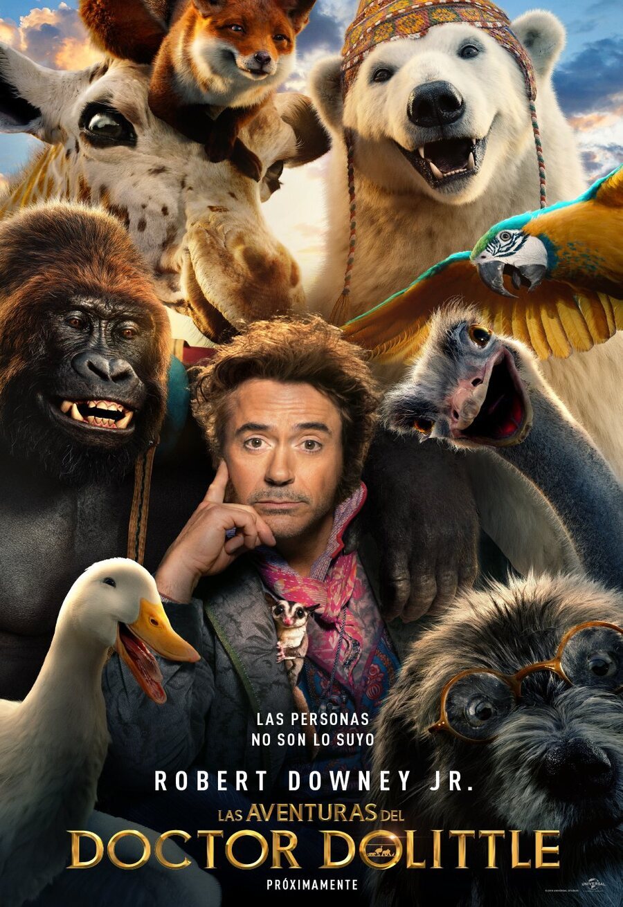 Cartel de Las aventuras del Doctor Dolittle - España