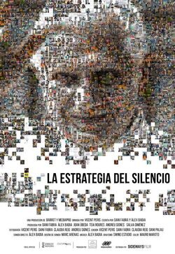 Cartel de La estrategia del silencio