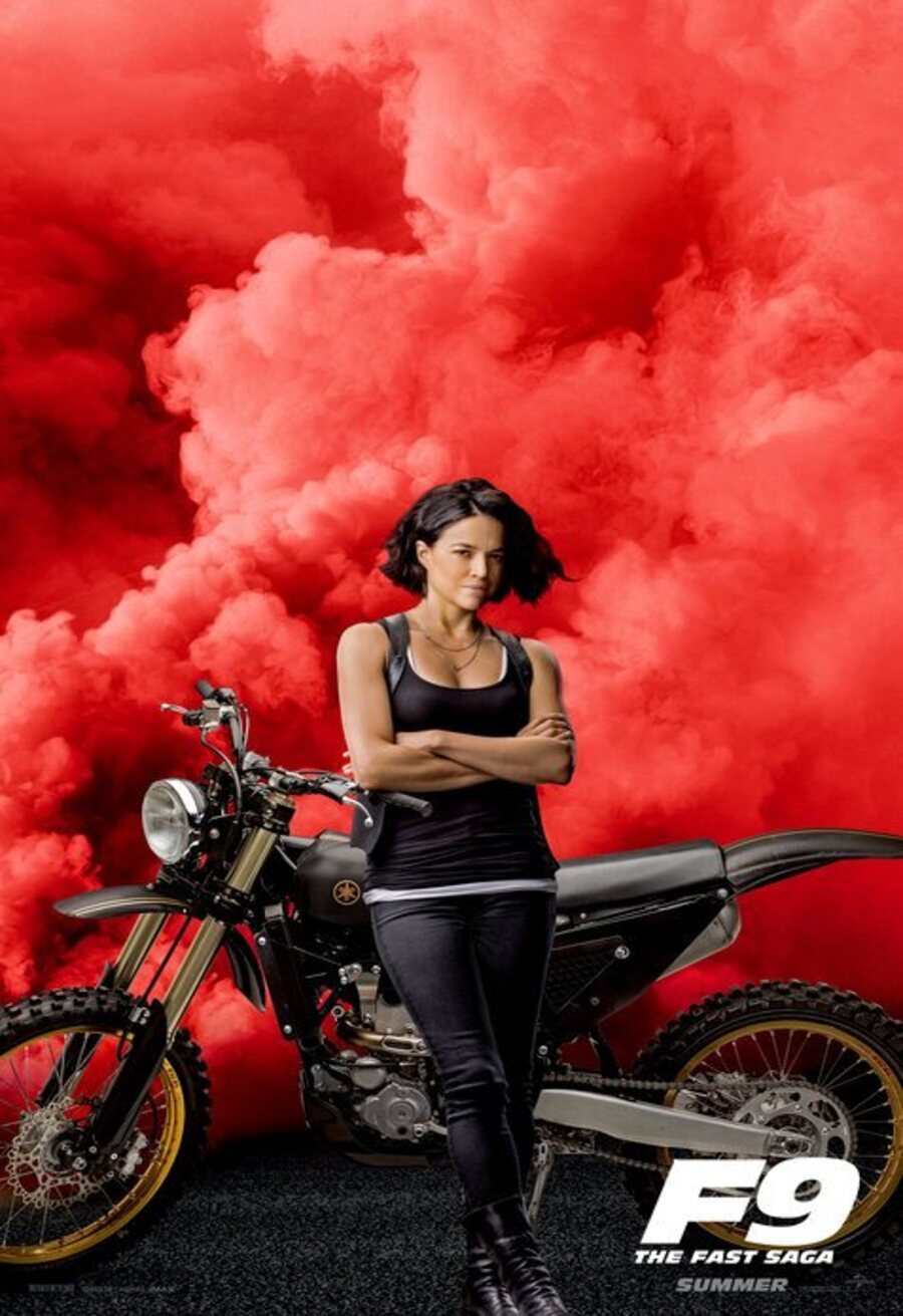 Cartel de Fast & Furious 9 - Michelle Rodriguez como Letty Ortiz
