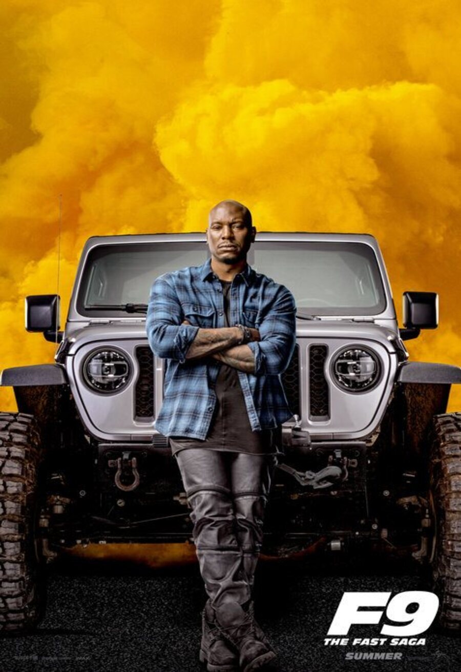 Cartel de Fast & Furious 9 - Tyrese Gibson como Roman Pearce
