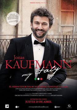 Cartel de Jonas Kaufmann: My Italy